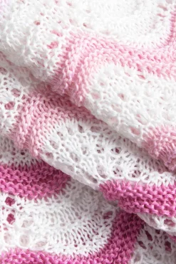 MICAS Knit Sets-Ombre Knit Color Block Mini Skirt Set Contrast Color