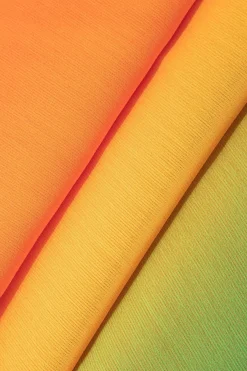 MICAS Mini Dresses-Ombre Layer Ruffle Mini Dress ORANGE