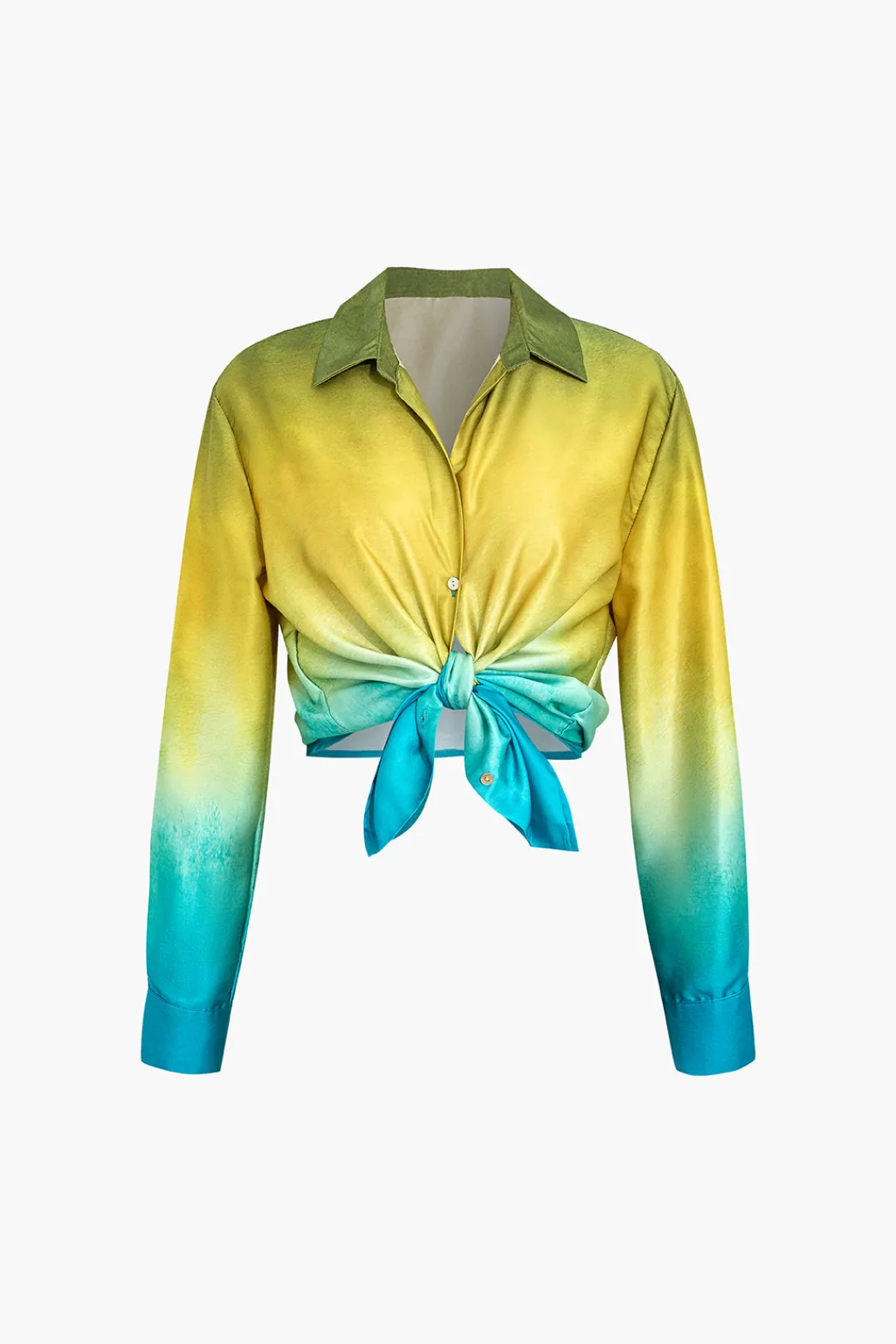 MICAS Long Sleeve Tops|Long Sleeves Tops-Ombre Long Sleeve Shirt