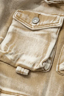 MICAS Jeans|Cargo Pants-Ombre Multi Pocket Wide Leg Cargo Jeans