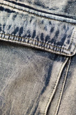 MICAS Jeans|Cargo Pants-Ombre Multi Pocket Wide Leg Cargo Jeans