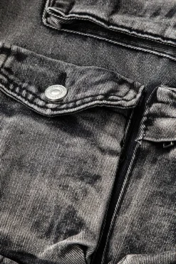 MICAS Jeans|Cargo Pants-Ombre Multi Pocket Wide Leg Cargo Jeans