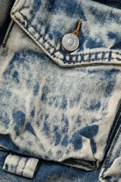 MICAS Jeans|Cargo Pants-Ombre Multi Pocket Wide Leg Cargo Jeans