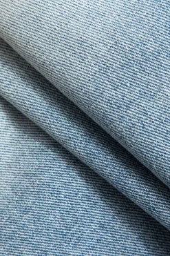 MICAS Shorts-Ombre Print Button Zipper Denim Shorts LIGHT WASH BLUE