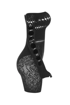 MICAS Jumpsuits & Rompers-One Shoulder Cut Out Lace Romper