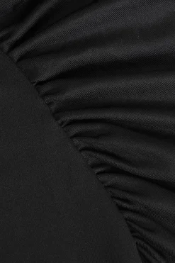 MICAS Long Sleeve Dresses|Midi Dresses-One Shoulder Ruched Midi Dress