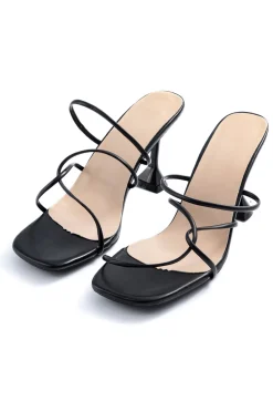 MICAS Shoes|Shoes-Open Toe Ankle-strapless High Heels