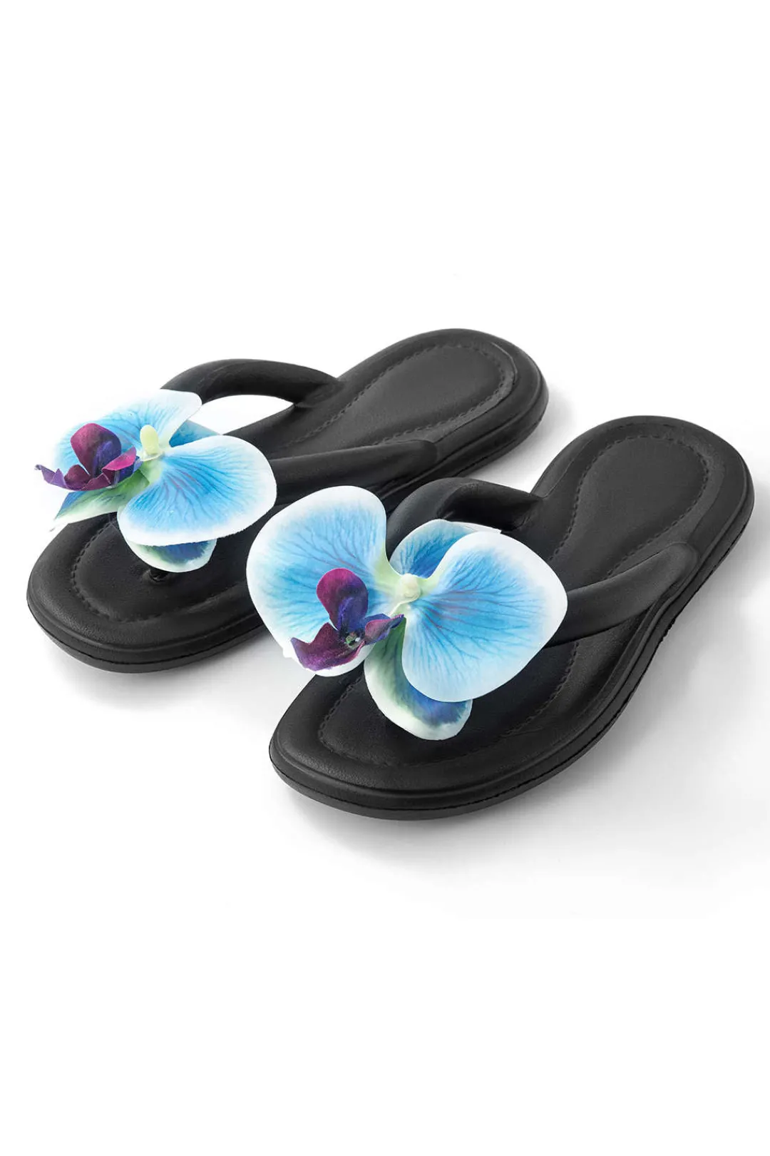 MICAS Shoes|Shoes-Orchid Decoration Flip Flop Slippers