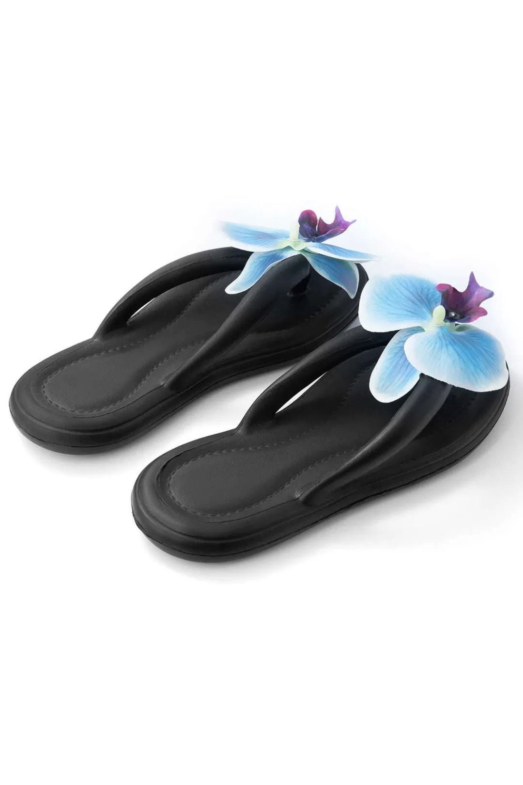 MICAS Shoes|Shoes-Orchid Decoration Flip Flop Slippers
