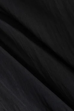 MICAS Outerwear|Outerwear-Padded Cap-Sleeve Zip Vest BLACK