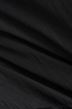 MICAS Outerwear|Outerwear-Padded Cap-Sleeve Zip Vest BLACK