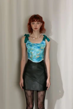 MICAS Corset & Bustier Tops-Palm Springs Bustier Top BABY BLUE