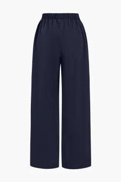 MICAS Pants-Patchwork Bow Detail Trousers