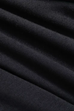 MICAS Bodysuits-Patchwork Fur Long Sleeve Bodysuit