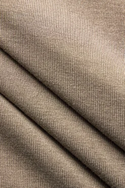 MICAS Bodysuits-Patchwork Fur Long Sleeve Bodysuit