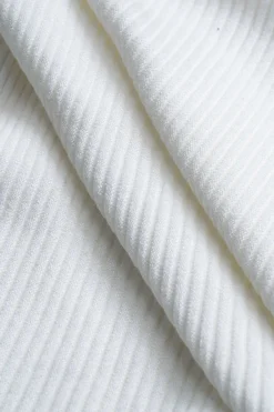 MICAS Knitwear|Knit Tops-Patchwork Knit Long-Sleeve Top