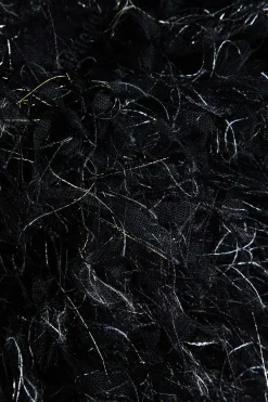 MICAS Long Sleeve Dresses|Mini Dresses-Patchwork Long Sleeve Mini Dress BLACK