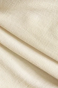 MICAS Blouses & Shirts-Patchwork Pocket Twist Short-Sleeve Shirt BEIGE