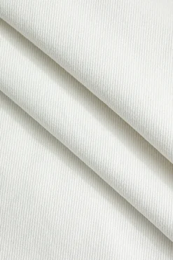 MICAS Pants-Patchwork Wide Leg Trousers WHITE