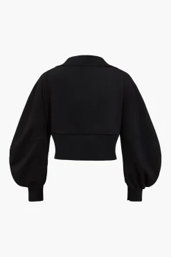 MICAS Outerwear|Outerwear-Patchwork Zipper Denim Outerwear Jacket