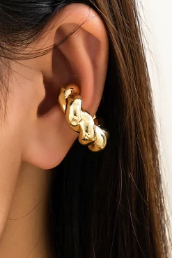 MICAS Earrings|Accessories-4pc Metal Earrings Set GOLD