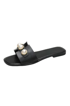 MICAS Shoes|Shoes-Pearl Flat Slippers