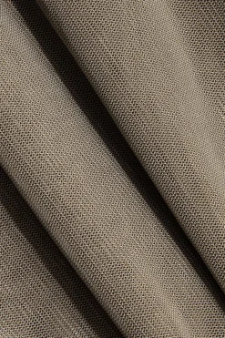 MICAS Mini Dresses-Pleated Mesh Halter Mini Dress KHAKI