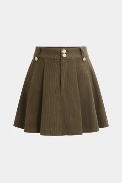 MICAS Skirts-Pleated Mini Skirt