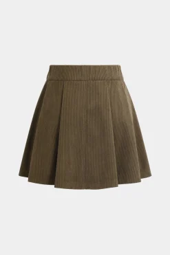 MICAS Skirts-Pleated Mini Skirt