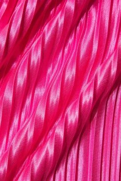 MICAS Jumpsuits & Rompers-Plisse Wrap Off Shoulder Jumpsuit RASPBERRY