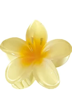 MICAS Accessories-Plumeria Claw Clip YELLOW