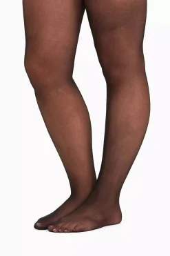 MICAS Tights-Plus Size Mesh Tight BLACK