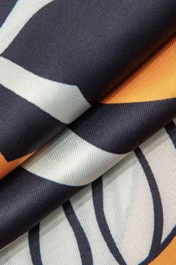 MICAS Pants-Printed Drawstring Waist Straight Leg Pants