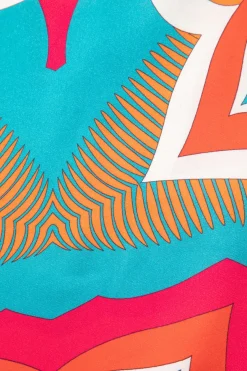 MICAS Pants-Printed High Waisted Wide Leg Pants MULTICOLOR