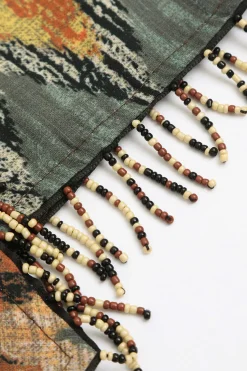 MICAS Skirts-Printed Knot Mini Skirt MILITARY