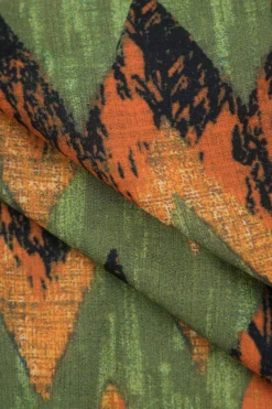 MICAS Skirts-Printed Knot Mini Skirt MILITARY