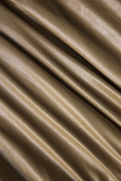 MICAS Skirts-Pu Leather Ruched A-Line Skirt