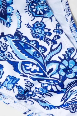 MICAS Swimwear|Vacation Sets-Retro Print Halter Bikini Set