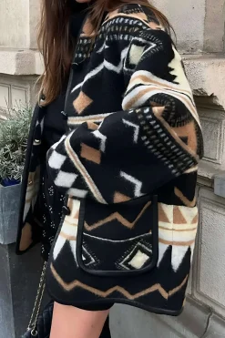 MICAS Outerwear|Outerwear-Retro Print Jacket MULTICOLOR