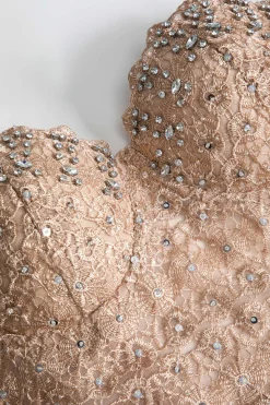 MICAS Corset & Bustier Tops|Tank Tops & Cami-Rhinestone Lace Bustier Cami Top