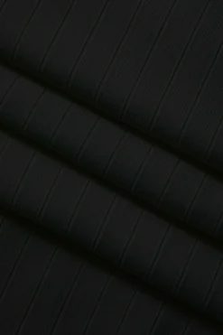 MICAS Long Sleeve Dresses|Knitwear-Rib Knit Button Collar Fluffy Cuff Maxi Dress