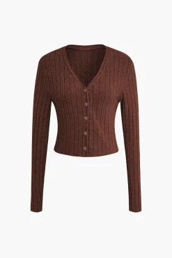 MICAS Vacation Sets-Ribbed Cardigan And Halter Dress Set