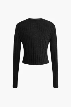 MICAS Vacation Sets-Ribbed Cardigan And Halter Dress Set