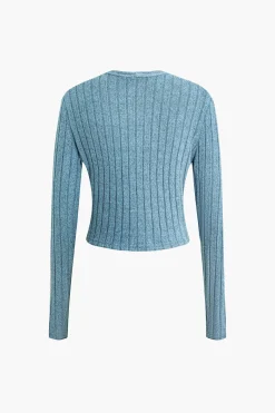 MICAS Vacation Sets-Ribbed Cardigan And Halter Dress Set