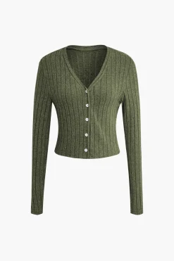 MICAS Vacation Sets-Ribbed Cardigan And Halter Dress Set