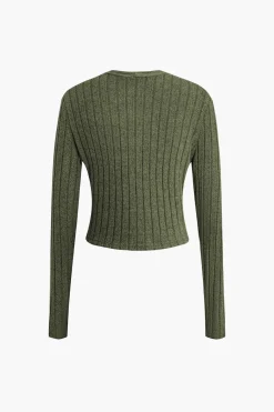 MICAS Vacation Sets-Ribbed Cardigan And Halter Dress Set