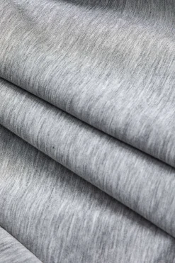 MICAS Skirt Sets-Round-Neck Corset Long-Sleeve Top And Skirt Set GRAY