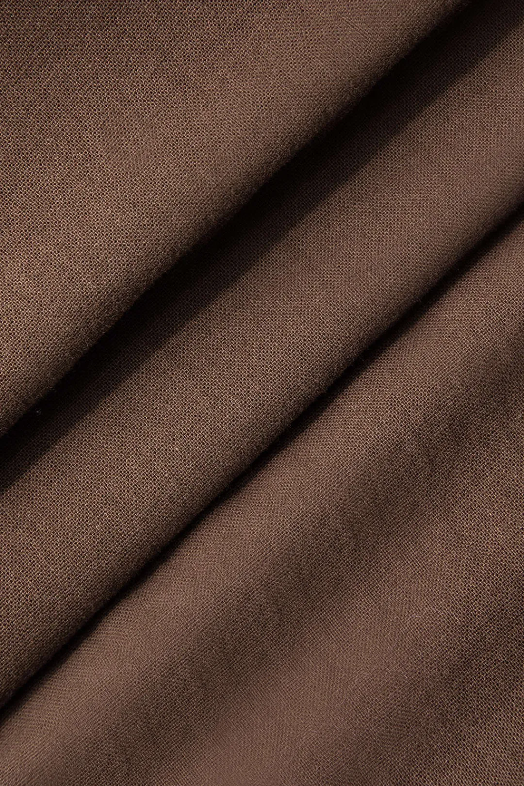 MICAS Skirts-Ruched Drawstring Split Skirt BROWN