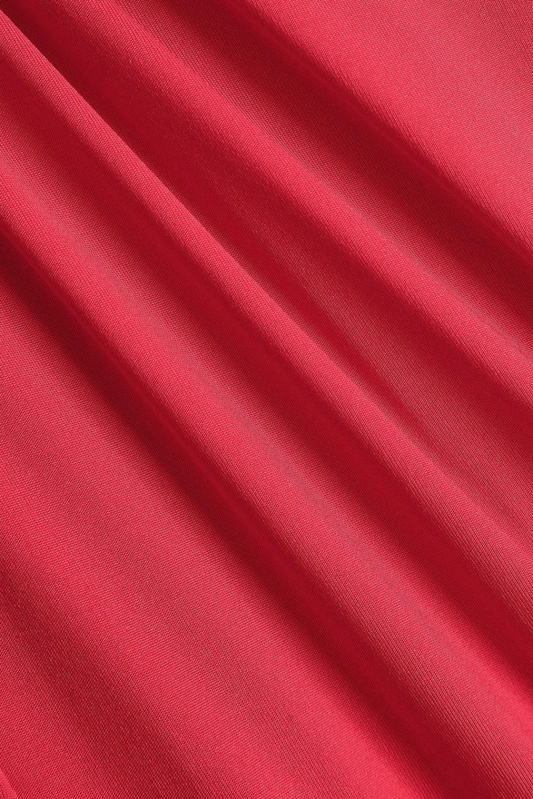 MICAS Long Sleeve Dresses|Maxi Dresses-Ruched Long Sleeve Maxi Dress RED