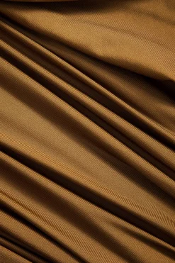 MICAS Long Sleeve Tops|Long Sleeves Tops-Ruched Long-Sleeve Top CHOCOLATE